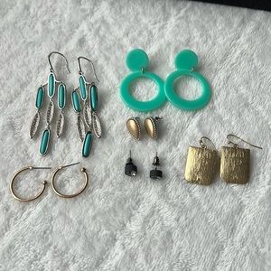 Set of 6 Earrings